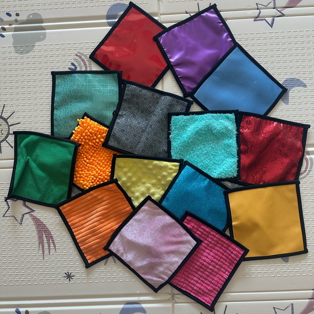 Set of 15 Sensory Tiles For Babies